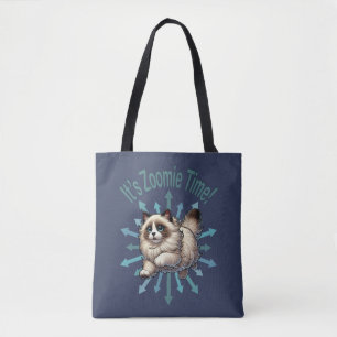 Es ist Zoomie Zeit Ragdoll Katze Tasche