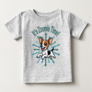 Es ist Zoomie Zeit Rat Terrier Baby T-shirt