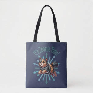 Es ist Zoomie-Zeit Schildpattkatze Tasche