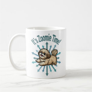 Es ist Zoomie Zeit Shih Tzu Kaffeetasse