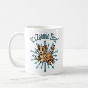 Es ist Zoomie Zeit Tigerkatze Kaffeetasse