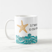 Es ist zu diesem einem Starfish von Bedeutung Kaffeetasse (Links)