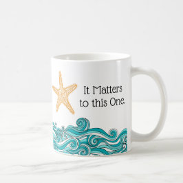 Es ist zu diesem einem Starfish von Bedeutung Kaffeetasse