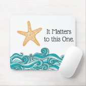 Es ist zu diesem einem Starfish von Bedeutung Mousepad (Mit Mouse)