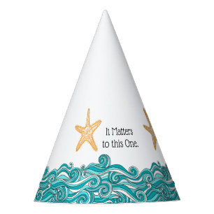 Es ist zu diesem einem Starfish von Bedeutung Partyhütchen