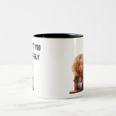 Es ist zu früh zweifarbige tasse (Mittel)