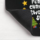 Es ist zu heiß für hässliche Weihnachten Weihnacht Mousepad (Ecke)