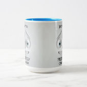 Es ist zu Leute außerhalb der sonnigen Sarcastic H Zweifarbige Tasse (Mittel)