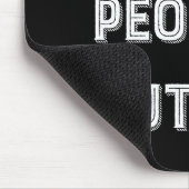 Es ist zu Leute draußen. Mousepad (Ecke)