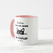 Es ist zu viel Cat-Tasse Tasse (Vorderseite Links)