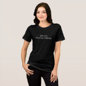 Es ist zu voll draußen Tri-Blend shirt (Vorderseite voll)
