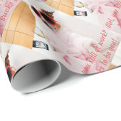 Es ist zum Kotzen Sie sein Geschenkpapier (Rolleneckpunkt)