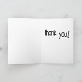 Es ist zweifellos besser zu geben als zu empfangen dankeskarte (Innenseite)