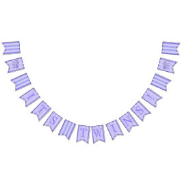 Es ist Zwillinge! Baby-Elefant-Blumen-lila Thema Wimpelkette