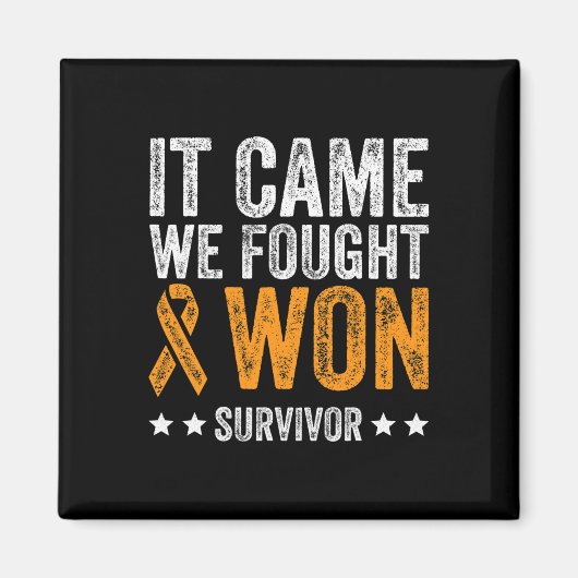 Es kam, dass wir kämpften und Won Leukemia Bewusst Magnet (Vorne)