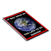 ES KANN BALD ZU SPÄT SEIN NOTIZBLOCK (Rechte Seite)