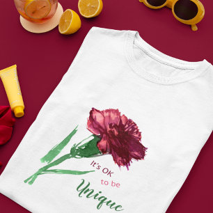 Es kann eine einzigartige inspirierende Blume der  T-Shirt