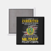 Es kann nicht als Militärlizenveteran erbt werden Magnet (Vorderseite/Rückseite)