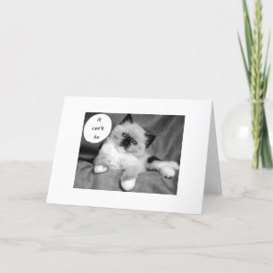 ES KANN NICHT DEIN GEBURTSTAG ZWEIMAL SEIN KARTE