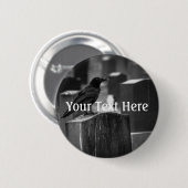 Es kann nicht die ganze Zeit regnen Button (Vorne & Hinten)