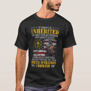 Es kann nicht vererbt werden Special Operations Co T-Shirt