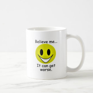 Es kann schlechter erhalten kaffeetasse