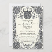 Es keltisches nordisches Fun Mittelalterliches Scr Einladung (Vorderseite)