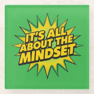 Es kommt auf die richtige Einstellung an Glasuntersetzer