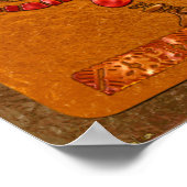 Es kommt! AZTEC 3D Indianermotiv Poster (Ecke)