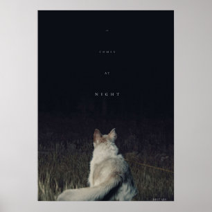 Es kommt bei Night Movie Grafik Poster