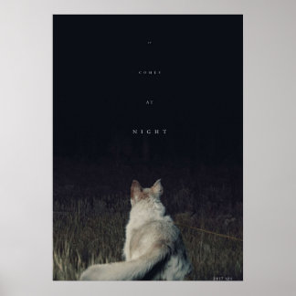 Es kommt bei Night Movie Grafik Poster