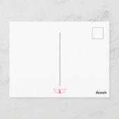 Es kommt darauf an, das Geschenk von Brustkrebs zu Postkarte (Rückseite)