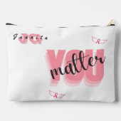 Es kommt darauf an, das Geschenk von Brustkrebs zu Zubehörtasche (Rückseite)