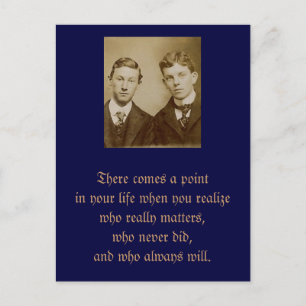 Es kommt ein Punkt in deinem Leben, an dem du erke Postkarte