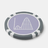 Es kommt in Lavendel hinzu Pokerchips (Einzeln)