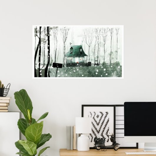 Es kommt poster (Heimbüro)