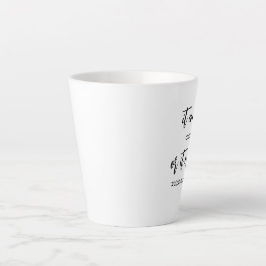 Es könnte Kaffee sein oder eine mondäne Tasse (Vorderseite)