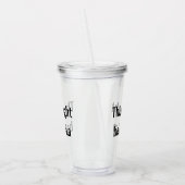 Es könnte sich dabei um Vodka-klares Litzen-Stroh  Acryltrinkbecher (Links)