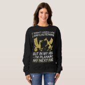 Es könnte so aussehen, als höre ich Raid Mmorpg Ga Sweatshirt (Vorne ganz)