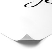 Es kostet nichts, nett, modern Minimalistisch zu s Poster (Ecke)