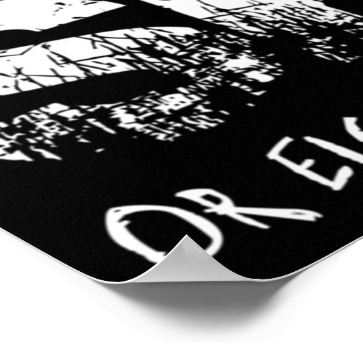 Es krümmt die Haut Poster (Ecke)