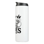 Es kümmert niemanden, Spaß Joke Thermosbecher (Nach rechts gedreht)