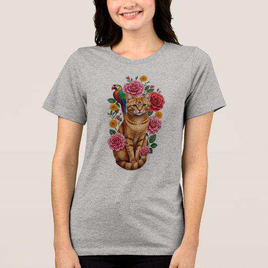ES LEBE DAS LEBEN Tri-Blend SHIRT (Vorderseite)
