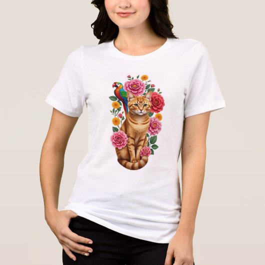 ES LEBE DAS LEBEN Tri-Blend SHIRT (Vorderseite)