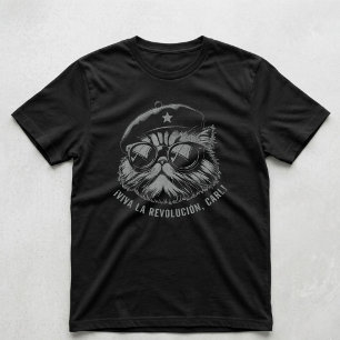 Es lebe die Revolution Carl Katzenliebhaber Feline T-Shirt