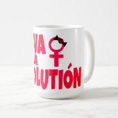 Es lebe die Revolution Kaffeetasse (VorderseiteRechts)