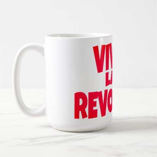 Es lebe die Revolution Kaffeetasse (Links)