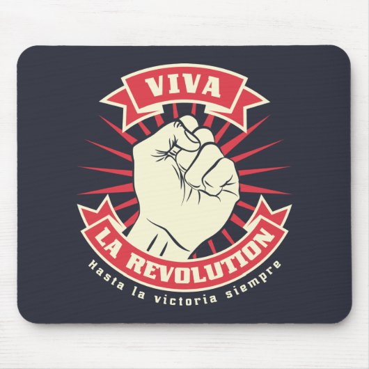 Es lebe die Revolution Mousepad (Vorne)
