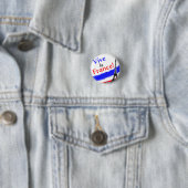Es lebe Frankreich! Button (Beispiel)