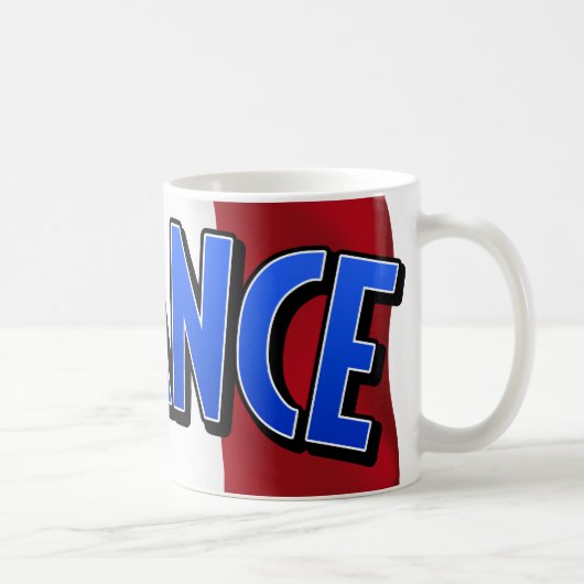 Es lebe Frankreich! Kaffeetasse (Rechts)